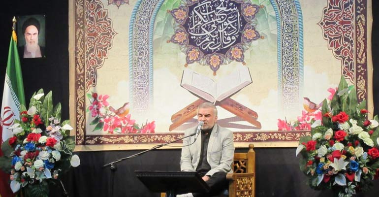 محفل انس با قرآن در حاشیه شهر مشهد؛ استقبال پرشور مردم از حضور و تلاوت استاد بیژنی-دکتر سعید بیژنی اول