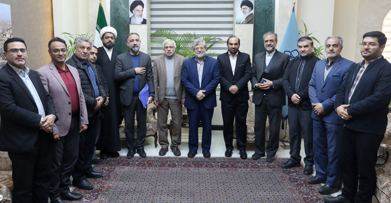 دیدار جامعه قاریان بین‌المللی قرآن با شهردار مشهد-دکتر سعید بیژنی اول